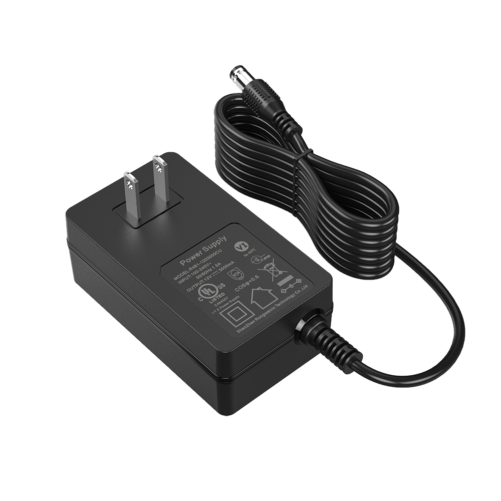 36W 12V3A KC Plug Wall Mount Power Adapters